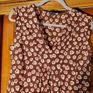 Anthropologie Sleeveless top brown